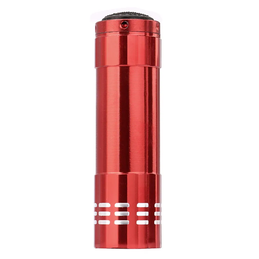2020 Hot! Super Mini Aluminum Uv Ultra Violet 9 Led Flashlight Blacklight Torch Light Lamp Red Dropshipping 918 | Лампы и освещение