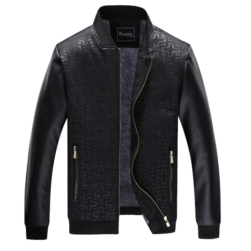 Baseball Jacket Men 2017 Fashion Design Black Pu Leather Sleeve Mens Slim Fit reflective Varsity Jacket Brand windbreaker coat
Baseball Jacket Men 2017 Fashion Design Black Pu Leather Sleeve Mens Slim Fit reflective Varsity Jacket Brand windbreaker coat