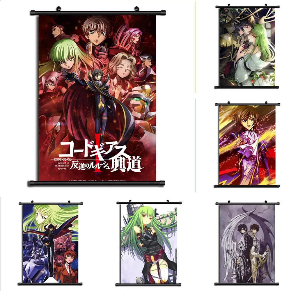 Фото Код GEASS Аниме Манга настенный плакат прокрутка украшения дома настенное