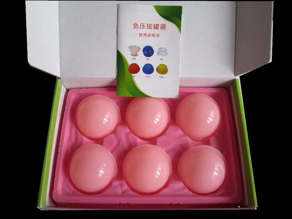 6 pcs thickened silicone cupping cans acupuncture massage absorbent loaded large pot slimming body
6 pcs thickened silicone cupping cans acupuncture massage absorbent loaded large pot slimming body