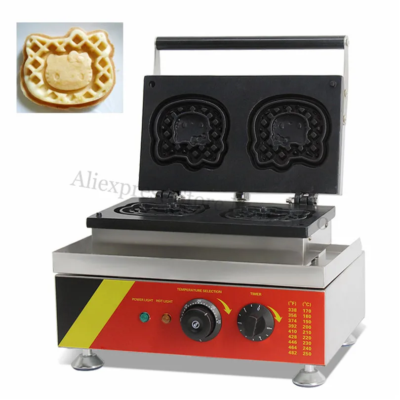 Electric Cartoon Waffle Maker Cat Shape Cake Machine Nonstick Cooking Surface Snack Device 220V 110V
Electric Cartoon Waffle Maker Cat Shape Cake Machine Nonstick Cooking Surface Snack Device 220V 110V