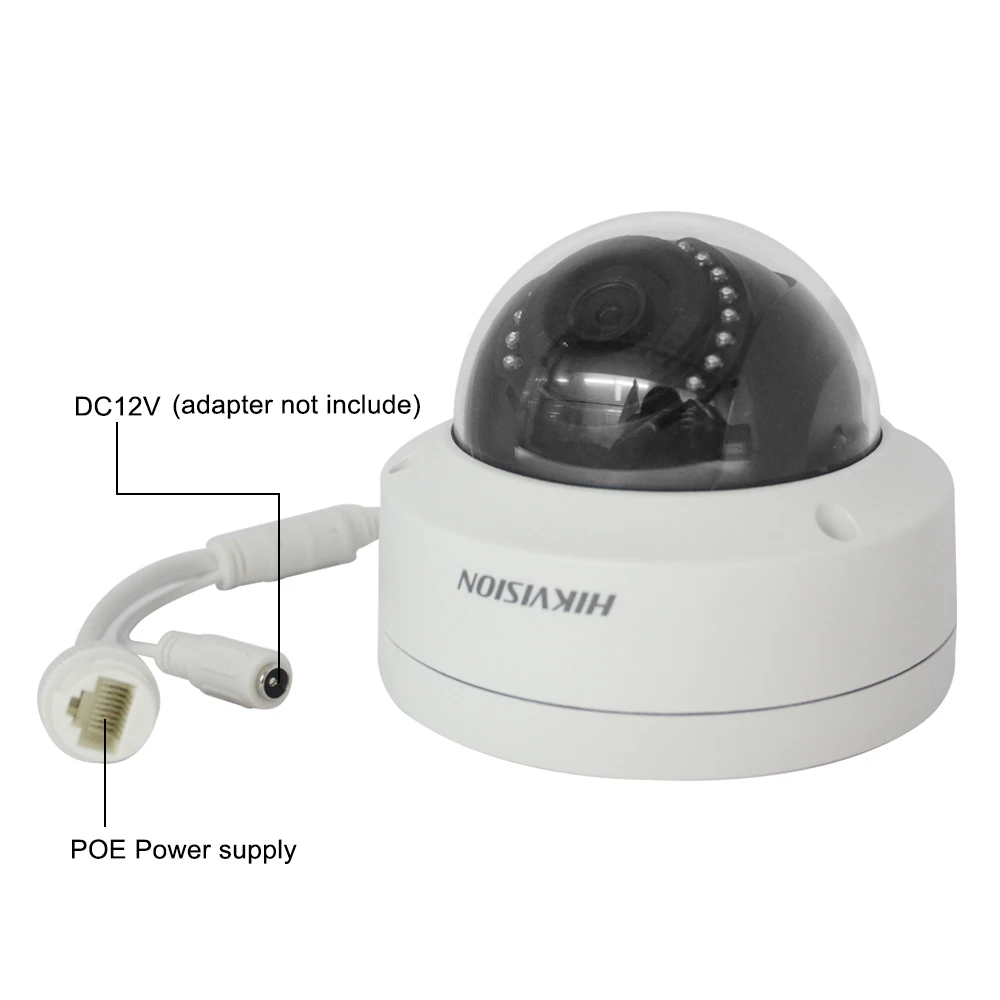 IP камера видеонаблюдения Hikvision внешняя беспроводная мини 2 МП POE IP67|dome ip|cctv cameramini
