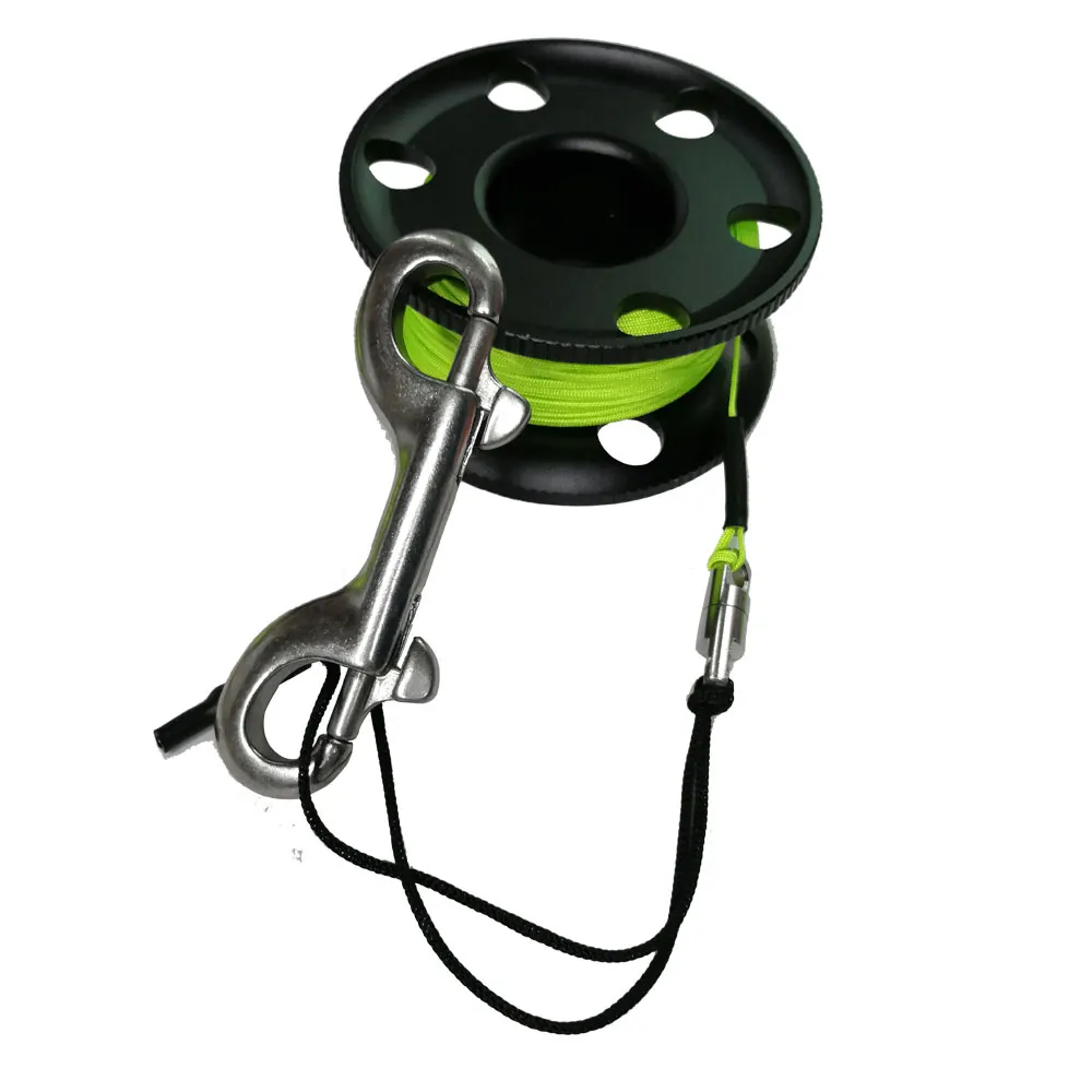 15/20/30/50 Line Aluminium Scuba Diving Finger Spool Reel with Stainless Steel Snap Bolt Clip Diving DIY Equipment
15/20/30/50 Line Aluminium Scuba Diving Finger Spool Reel with Stainless Steel Snap Bolt Clip Diving DIY Equipment