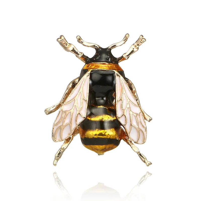 2018 рождественский подарок брошь в виде пчелы насекомого геометрические