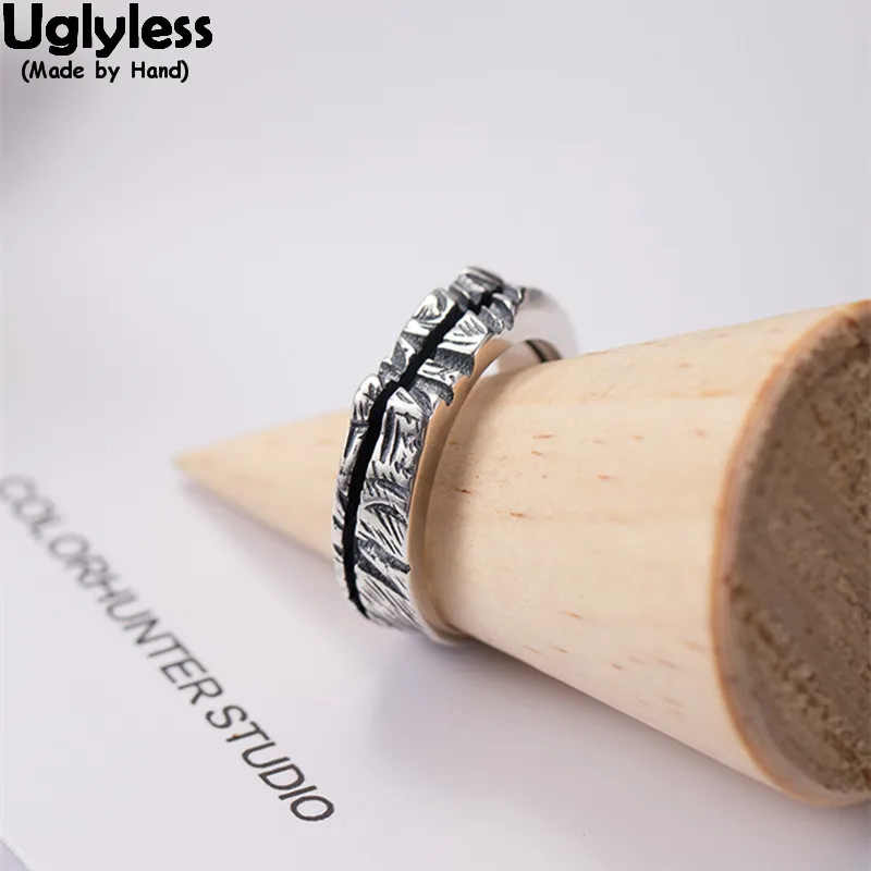 Uglyless 100% Real 925 Sterling Silver Handmade Mountains Finger Ring for Women Irregular Uneven Surface Open Rings Wild Jewelry
Uglyless 100% Real 925 Sterling Silver Handmade Mountains Finger Ring for Women Irregular Uneven Surface Open Rings Wild Jewelry