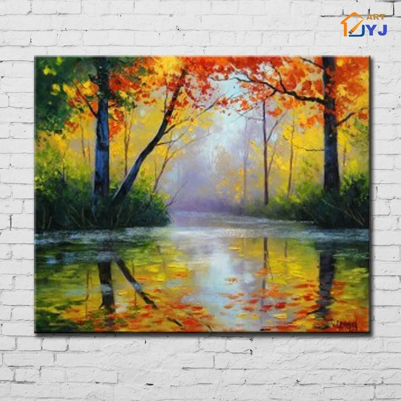 Impression Landscape Canvas Wall Art Hand Painted Modern Abstract Oil Painting for Living Room Decoration Gift No Framed SL082
Impression Landscape Canvas Wall Art Hand Painted Modern Abstract Oil Painting for Living Room Decoration Gift No Framed SL082