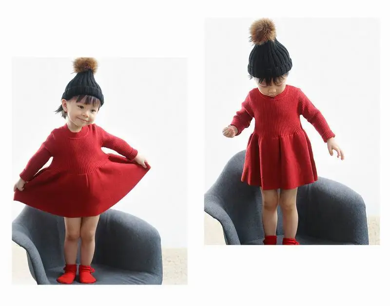 Spring Autumn New Baby Girl Dress Solid Color Knitted Cotton Long Sleeve Warm Sweater Dress Children Clothing 0-3 Years FY001
Spring Autumn New Baby Girl Dress Solid Color Knitted Cotton Long Sleeve Warm Sweater Dress Children Clothing 0-3 Years FY001