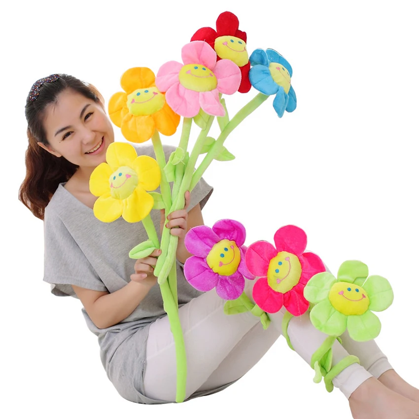 Cartoon Household Toys Multifunctional Smile Sunflowers Plush Plants Baby's Bed Decoration, Room Decoration Curtain Buckle
Cartoon Household Toys Multifunctional Smile Sunflowers Plush Plants Baby's Bed Decoration, Room Decoration Curtain Buckle