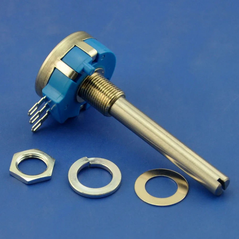 RVQ24YS08-03 50S B502 Potentiometer 5k OHM, for Mobility Scooter, Original.
RVQ24YS08-03 50S B502 Potentiometer 5k OHM, for Mobility Scooter, Original.
