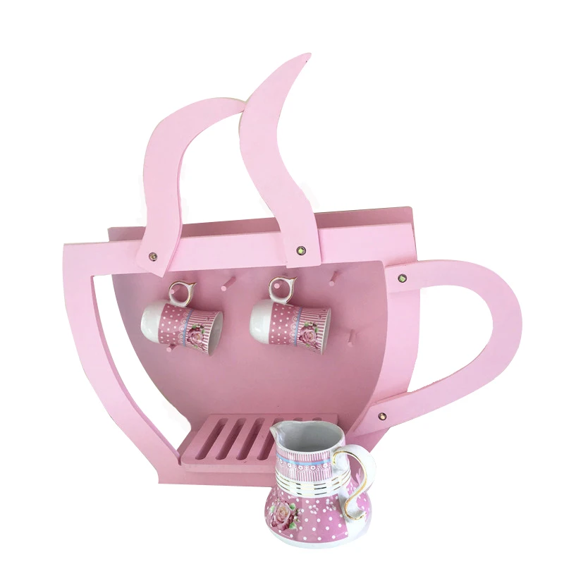 Household Restaurant Decor Pink Storage Racks Kitchen Coffee cup Shelf European Decorative Dish storage Rack
Household Restaurant Decor Pink Storage Racks Kitchen Coffee cup Shelf European Decorative Dish storage Rack