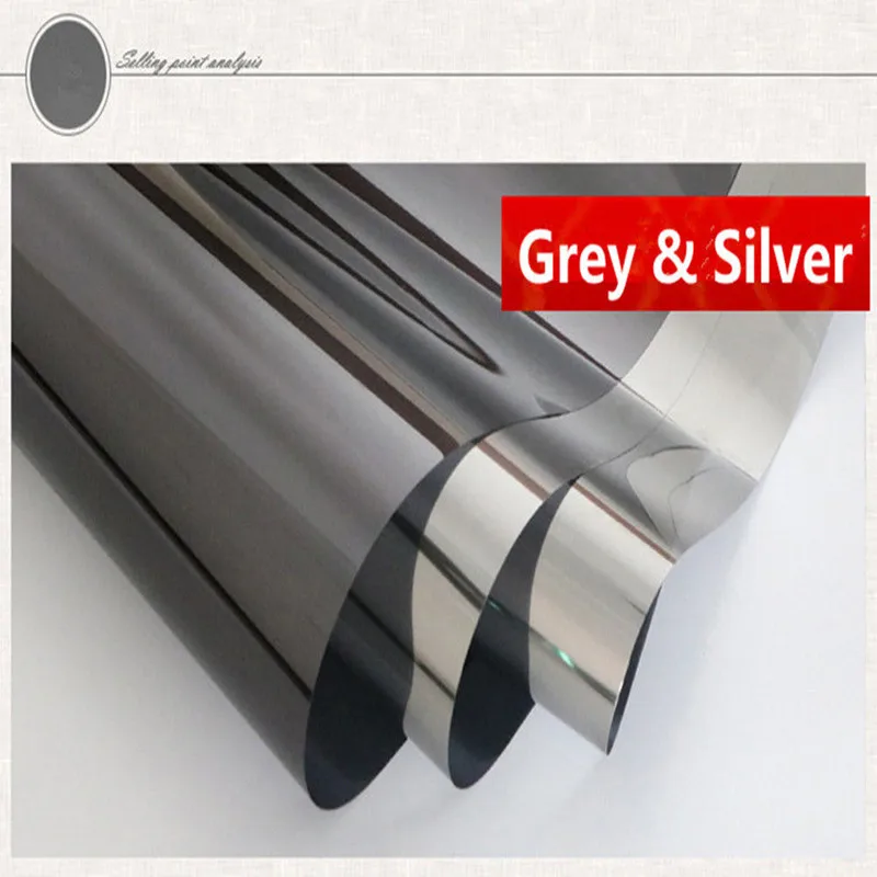 Sunice Grey&Silver Window Film reflective window glass sticker solar tint heat control anti-uv one way mirrored decor 100cmx10m
Sunice Grey&Silver Window Film reflective window glass sticker solar tint heat control anti-uv one way mirrored decor 100cmx10m