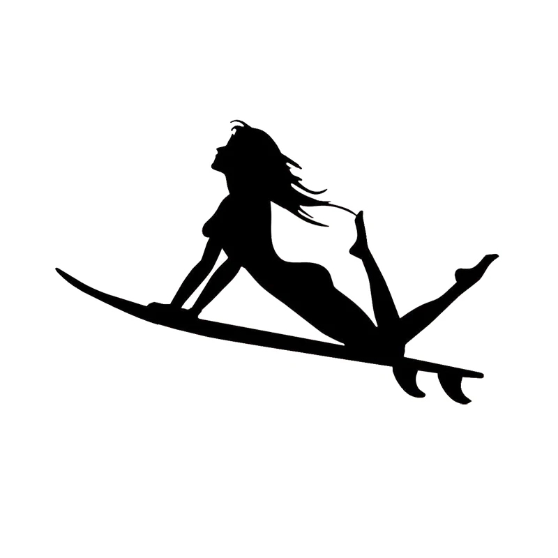 17*11CM Sexy Girl Surfing Car Stickers Interesting Car Styling Vinyl Decals Black/Silver C7-0824
17*11CM Sexy Girl Surfing Car Stickers Interesting Car Styling Vinyl Decals Black/Silver C7-0824