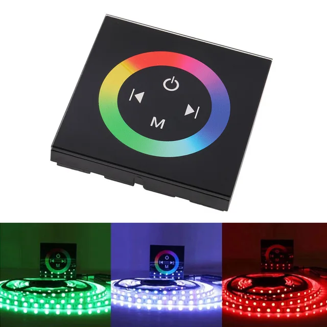 Контроллер RGB сенсорной панели, настенный диммер черного цвета 86 для светодиодных лент, лампочек, украшение дома, 12 В постоянного тока, 24 В
Контроллер RGB сенсорной панели, настенный диммер черного цвета 86 для светодиодных лент, лампочек, украшение дома, 12 В постоянного тока, 24 В