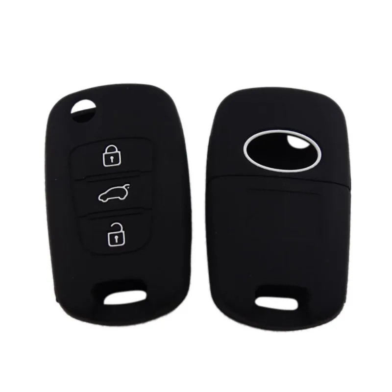 Silicone Key Cover For Kia RIO K2 K5 Sportage Sorento fit Hyundai i20 i30 i35 iX20 iX35 Solaris Verna Folding Key Case
Silicone Key Cover For Kia RIO K2 K5 Sportage Sorento fit Hyundai i20 i30 i35 iX20 iX35 Solaris Verna Folding Key Case