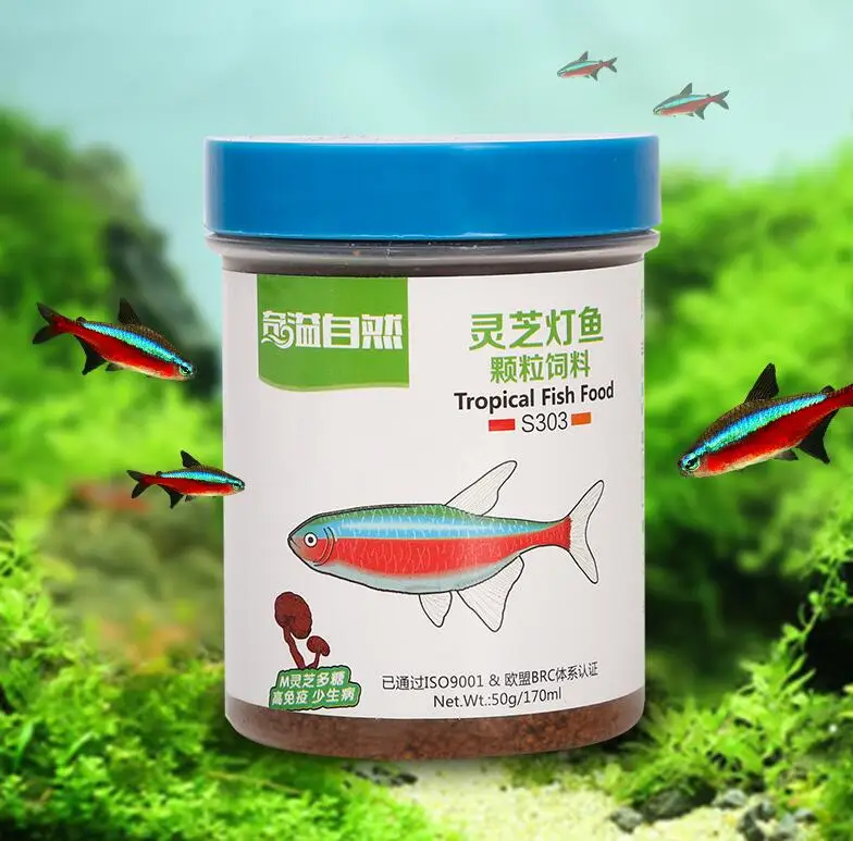 Fish feed fish lamp. Special fish food of Ganoderma lucidum polysaccharide brightening fish food
Fish feed fish lamp. Special fish food of Ganoderma lucidum polysaccharide brightening fish food