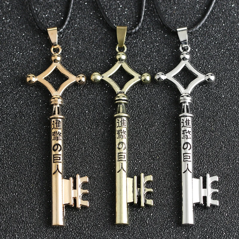 Attack On Titan Necklace Eren Key Shingeki No Kyojin Pendant Fashion Vintage Retro Anime Jewelry For Men Cosplay Wholesale
Attack On Titan Necklace Eren Key Shingeki No Kyojin Pendant Fashion Vintage Retro Anime Jewelry For Men Cosplay Wholesale