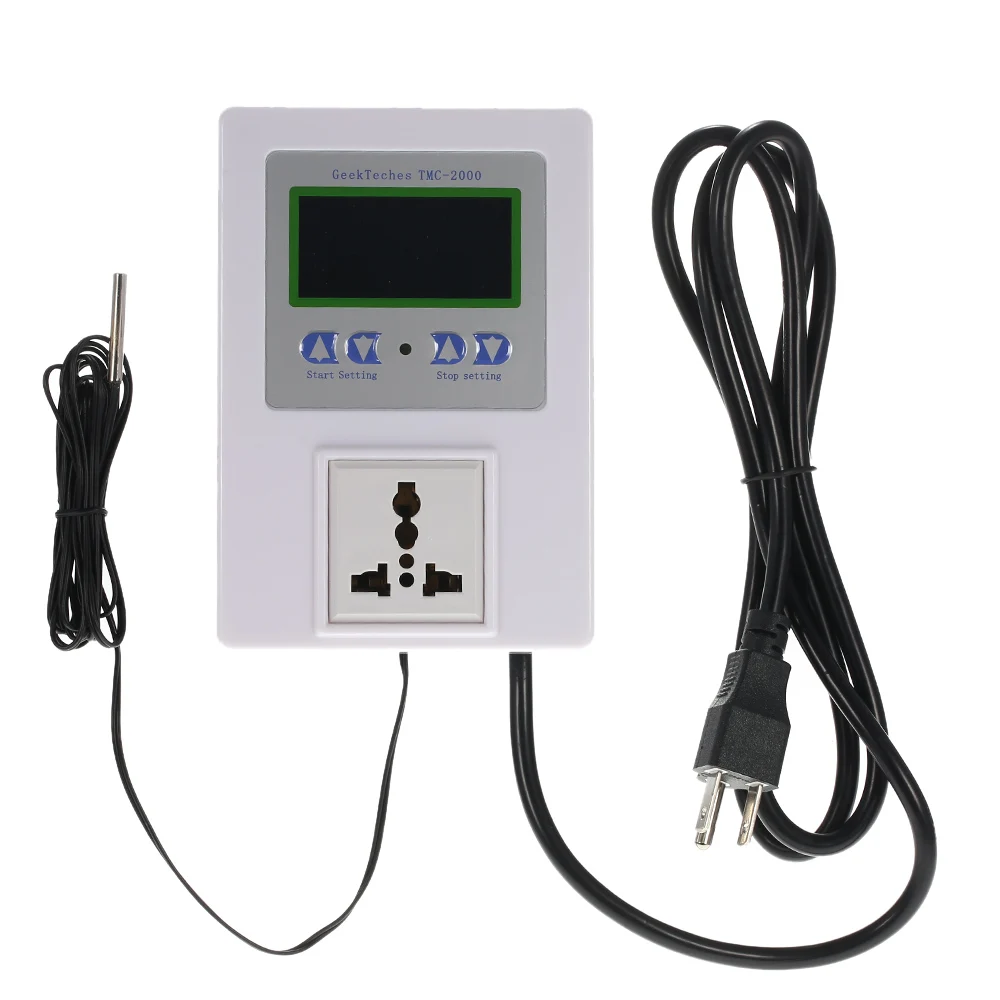 New Digital Intelligent Temperature Controller Pre-wired thermal regulator with Sensor Thermostat Heating Cooling Control Switch
New Digital Intelligent Temperature Controller Pre-wired thermal regulator with Sensor Thermostat Heating Cooling Control Switch