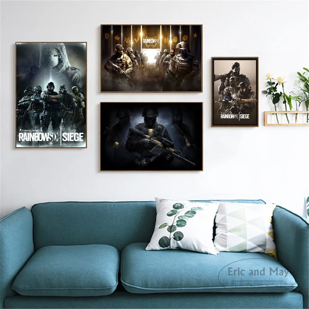 Rainbow Six Siege Video Game Canvas Art Print Painting Modern Wall Picture Home Decor Bedroom Decorative Posters No Frame Quadro
Rainbow Six Siege Video Game Canvas Art Print Painting Modern Wall Picture Home Decor Bedroom Decorative Posters No Frame Quadro