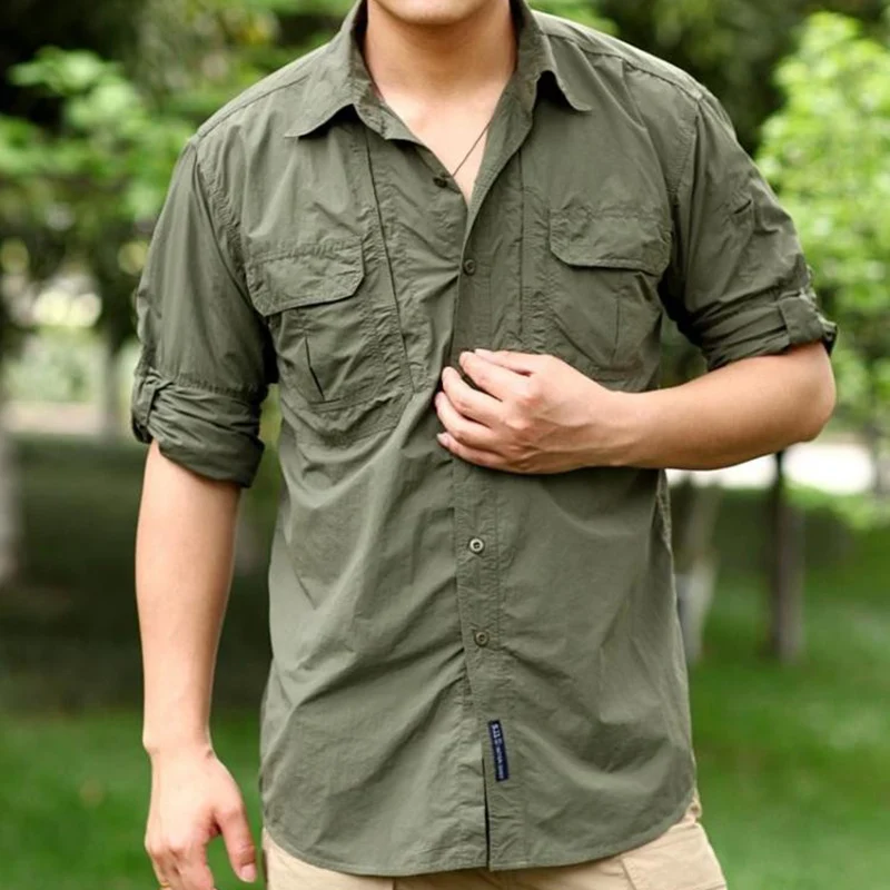 Men's Summer Tactical Clothing Quick Drying Military Shirts Breathable Long Sleeve Shirt Men Cargo Shirts
Men's Summer Tactical Clothing Quick Drying Military Shirts Breathable Long Sleeve Shirt Men Cargo Shirts
