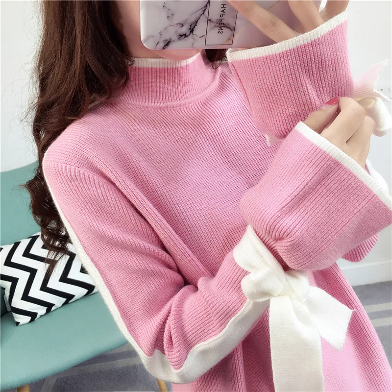 Pullovers Women Turtleneck Flare Sleeve Solid Soft Womens All-match Chic Elegant Pullover Korean Style Simple Leisure Trendy Top
Pullovers Women Turtleneck Flare Sleeve Solid Soft Womens All-match Chic Elegant Pullover Korean Style Simple Leisure Trendy Top