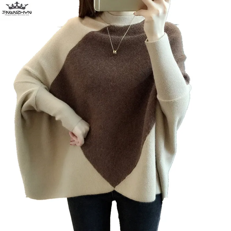 tnlnzhyn 2019 New Autumn Winter Women Sweater Bat Sleeves Pullover Sweater Female Warm Knitted Sweater Loose Casual Sweater Y721
tnlnzhyn 2019 New Autumn Winter Women Sweater Bat Sleeves Pullover Sweater Female Warm Knitted Sweater Loose Casual Sweater Y721