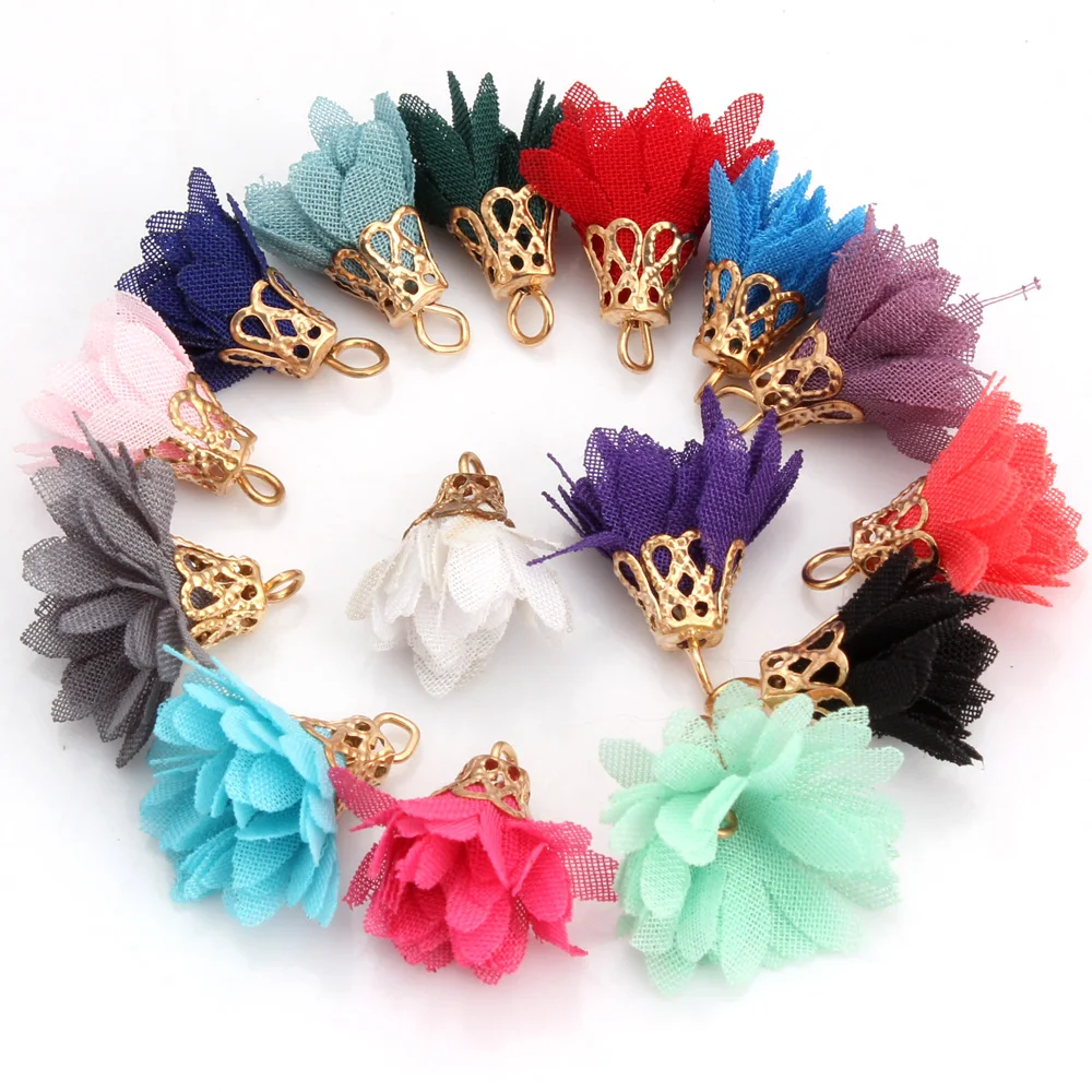 OlingArt 20mm 12Pcs/Lot Gold hat Mix Color lace Silk Satin Tassel Necklace Earring DIY Jewelry Making Keychain Charms
OlingArt 20mm 12Pcs/Lot Gold hat Mix Color lace Silk Satin Tassel Necklace Earring DIY Jewelry Making Keychain Charms