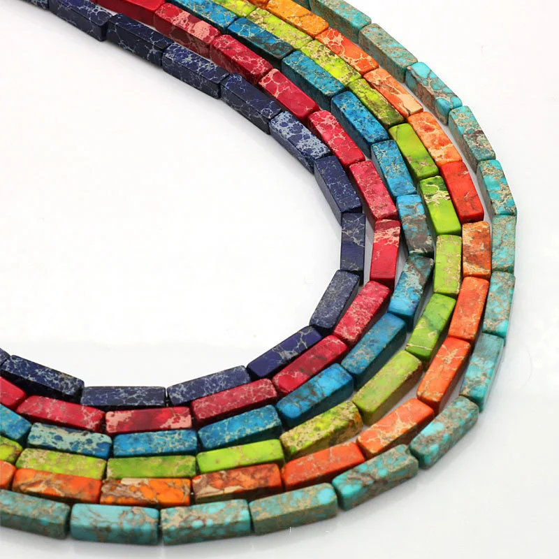 4*13mm 29pcs Multi Color Natural Stone Tube Beads Square Emperor Stone DIY Loose Beads For Chakra Wrap Bracelet Jewelery Making
4*13mm 29pcs Multi Color Natural Stone Tube Beads Square Emperor Stone DIY Loose Beads For Chakra Wrap Bracelet Jewelery Making