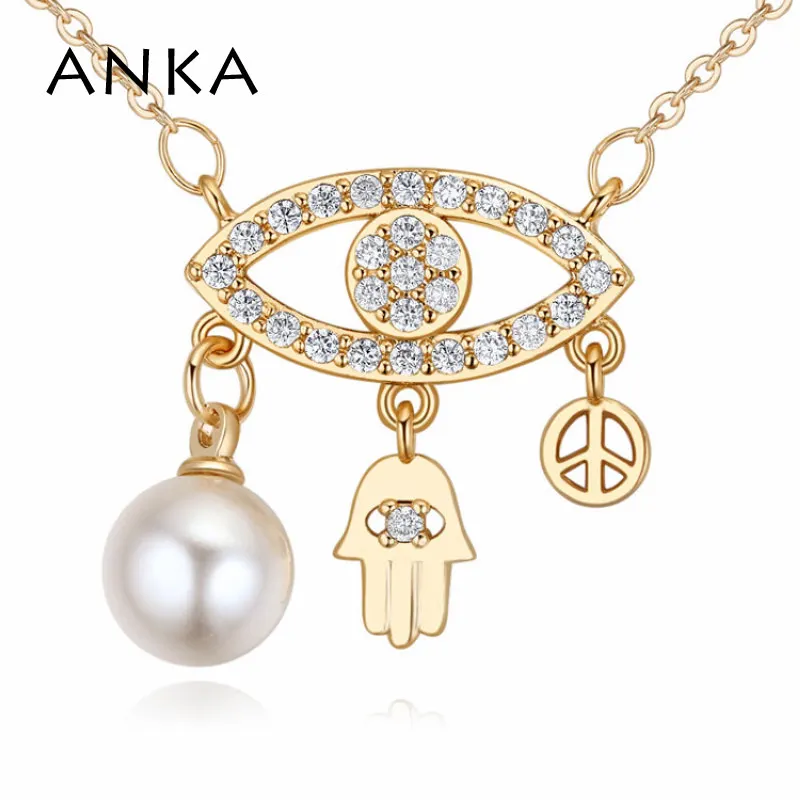 ANKA luxury ethnic women Indian eye necklace hand of Fatima anti-war pendants top zircon imitation pearl necklace jewelry#125263
ANKA luxury ethnic women Indian eye necklace hand of Fatima anti-war pendants top zircon imitation pearl necklace jewelry#125263