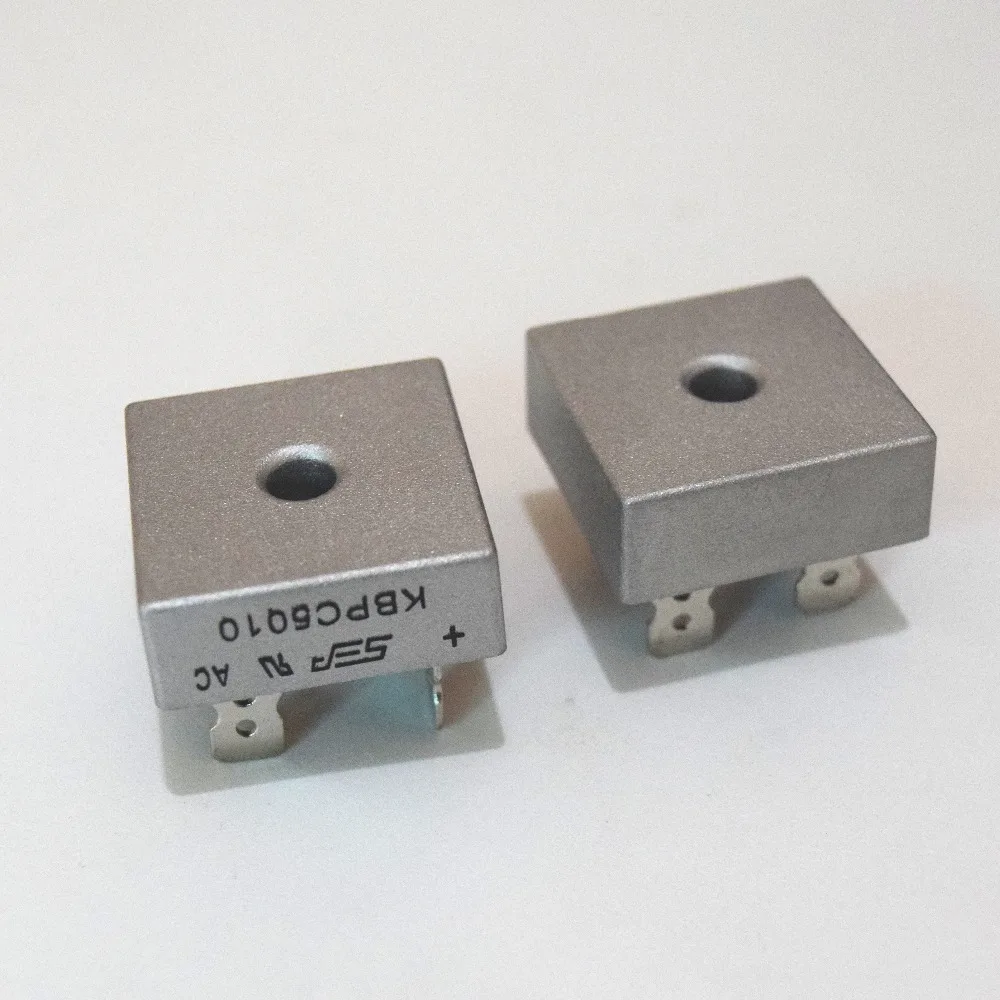 KBPC5010 Power Bridge Rectifier 50A Metal Case Diode Bridge Control Single-phase Drop ship
KBPC5010 Power Bridge Rectifier 50A Metal Case Diode Bridge Control Single-phase Drop ship