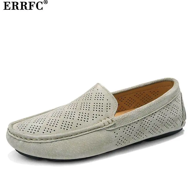 ERRFC/новые серые замшевые кожаные туфли модные мужские дышащие Мокасины с вырезами мужские черные трендовые лоферы на плоской подошве разме...
ERRFC/новые серые замшевые кожаные туфли модные мужские дышащие Мокасины с вырезами мужские черные трендовые лоферы на плоской подошве разме...