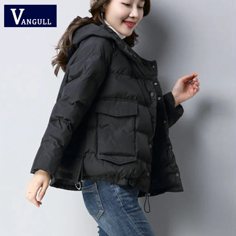 Vangull Winter Women Parkas Coat Casual Female Long Sleeve Warm Short Jackets 2019 Autumn New Solid Single Breasted Outerwear
Vangull Winter Women Parkas Coat Casual Female Long Sleeve Warm Short Jackets 2019 Autumn New Solid Single Breasted Outerwear