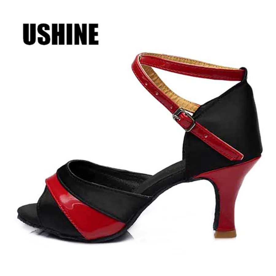 806 Black-red Satin+PU Zapatos De Baile Latino Mujer Salsa Tango Latin Dance Shoes For Women
806 Black-red Satin+PU Zapatos De Baile Latino Mujer Salsa Tango Latin Dance Shoes For Women