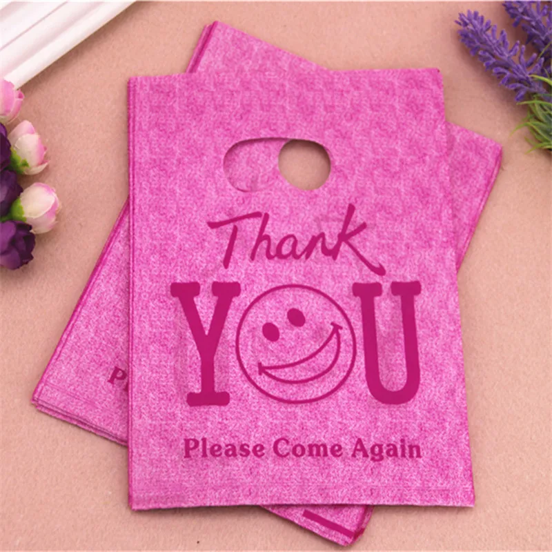 2021 New Design Hot Sale Wholesale 100pcs/lot 15*20cm Hot Pink Thank You Gift Shopping Bags With Handle Plastic Packaging Bags
2021 New Design Hot Sale Wholesale 100pcs/lot 15*20cm Hot Pink Thank You Gift Shopping Bags With Handle Plastic Packaging Bags