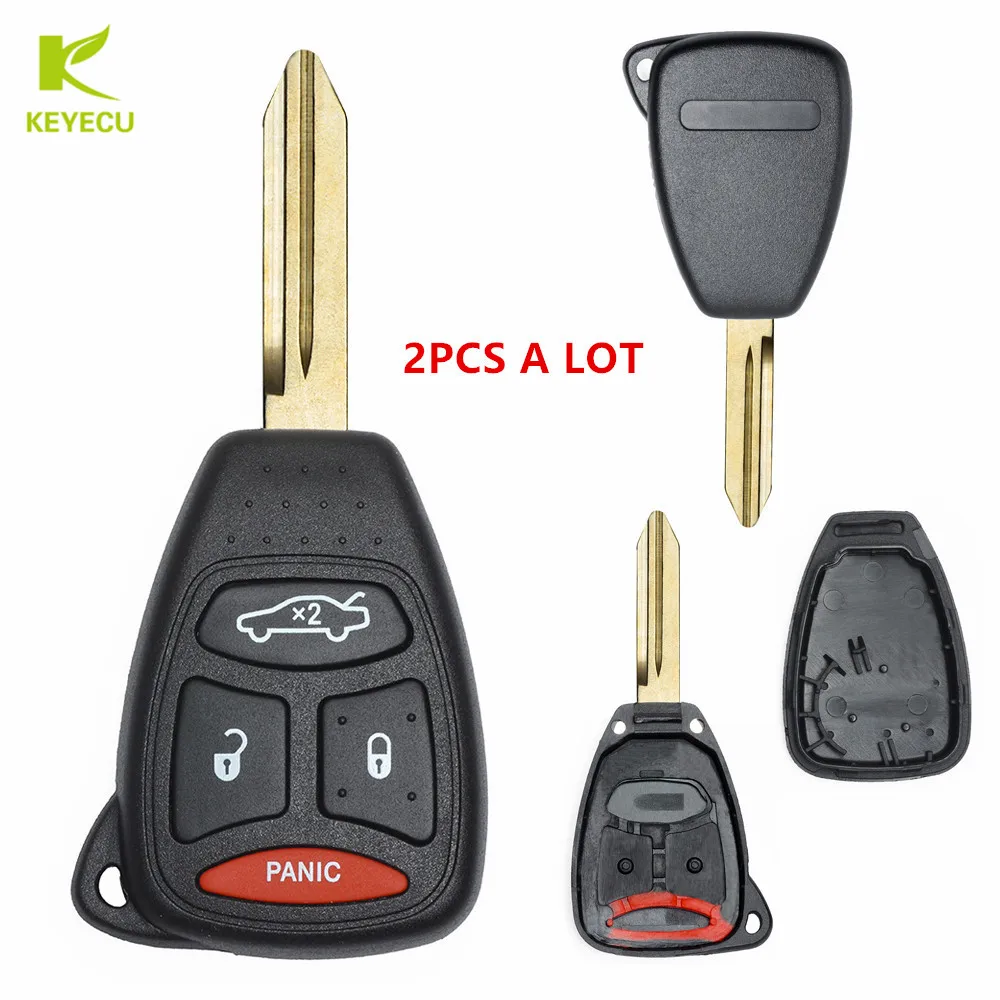 KEYECU 2PCS New Replacement Remote Key Shell Case Fob 3+1 BUTTON for Chrysler 300 Aspen Charger Grand Cherokee With BIG Button
KEYECU 2PCS New Replacement Remote Key Shell Case Fob 3+1 BUTTON for Chrysler 300 Aspen Charger Grand Cherokee With BIG Button