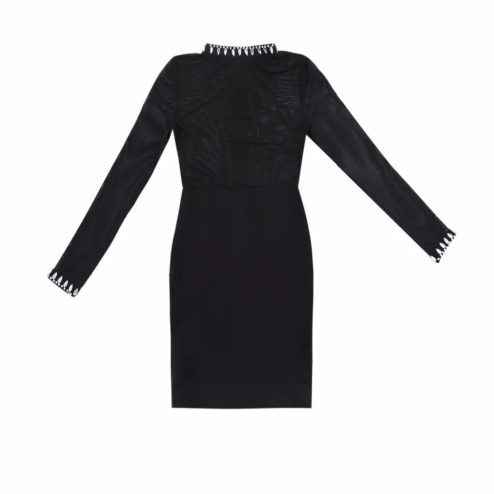 2018 New elegant women bandage dress diamonds black rayon mesh long sleeve evening party bodycon autumn spring dresses vestido
2018 New elegant women bandage dress diamonds black rayon mesh long sleeve evening party bodycon autumn spring dresses vestido