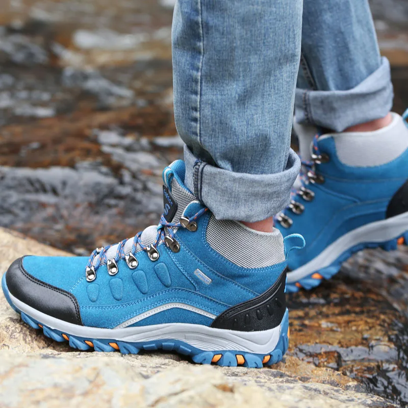 Couple Hiking Shoes Man Women Waterproof Hiking Boots Warm High Top Mountain Climbing Camping Shoes Trekking Hunting Footwear
Couple Hiking Shoes Man Women Waterproof Hiking Boots Warm High Top Mountain Climbing Camping Shoes Trekking Hunting Footwear