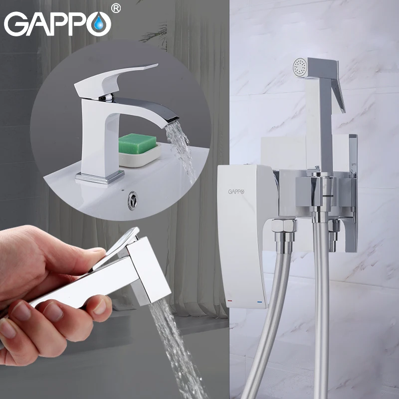 GAPPO Bidets brass basin taps with bidet faucet torneira do anheiro bathroom system muslim shower mixers toilet taps
GAPPO Bidets brass basin taps with bidet faucet torneira do anheiro bathroom system muslim shower mixers toilet taps