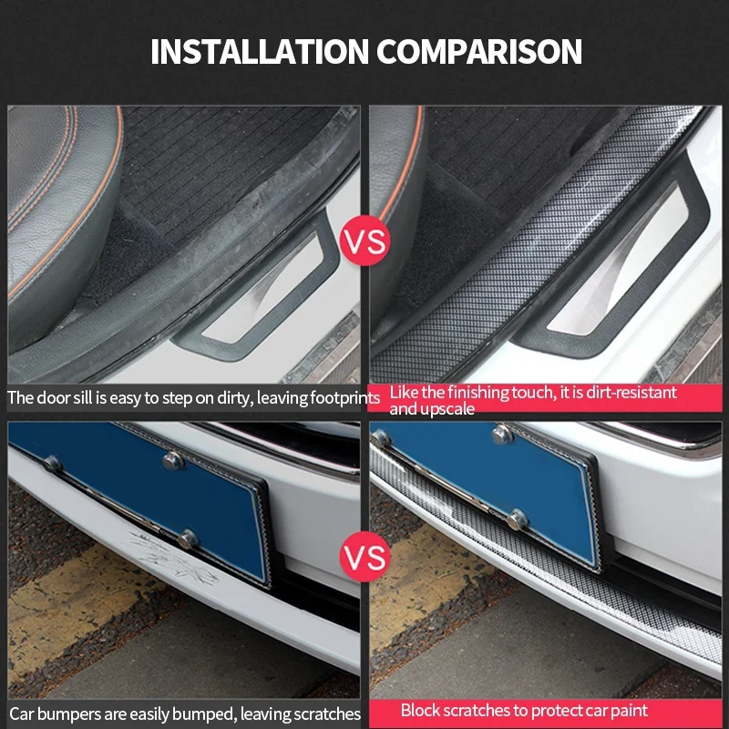 Universal Car Stickers 5D Carbon Fiber Rubber Styling Door Sill Protector Goods For KIA Toyota BMW Audi Mazda Ford Accessories
Universal Car Stickers 5D Carbon Fiber Rubber Styling Door Sill Protector Goods For KIA Toyota BMW Audi Mazda Ford Accessories