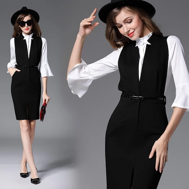 Uniform For Office Blazer Dress Office Wear For Ladies Vest Korean Style Clothing Office Dresses Ladies 2019 Robe Blazer DD2061
Uniform For Office Blazer Dress Office Wear For Ladies Vest Korean Style Clothing Office Dresses Ladies 2019 Robe Blazer DD2061