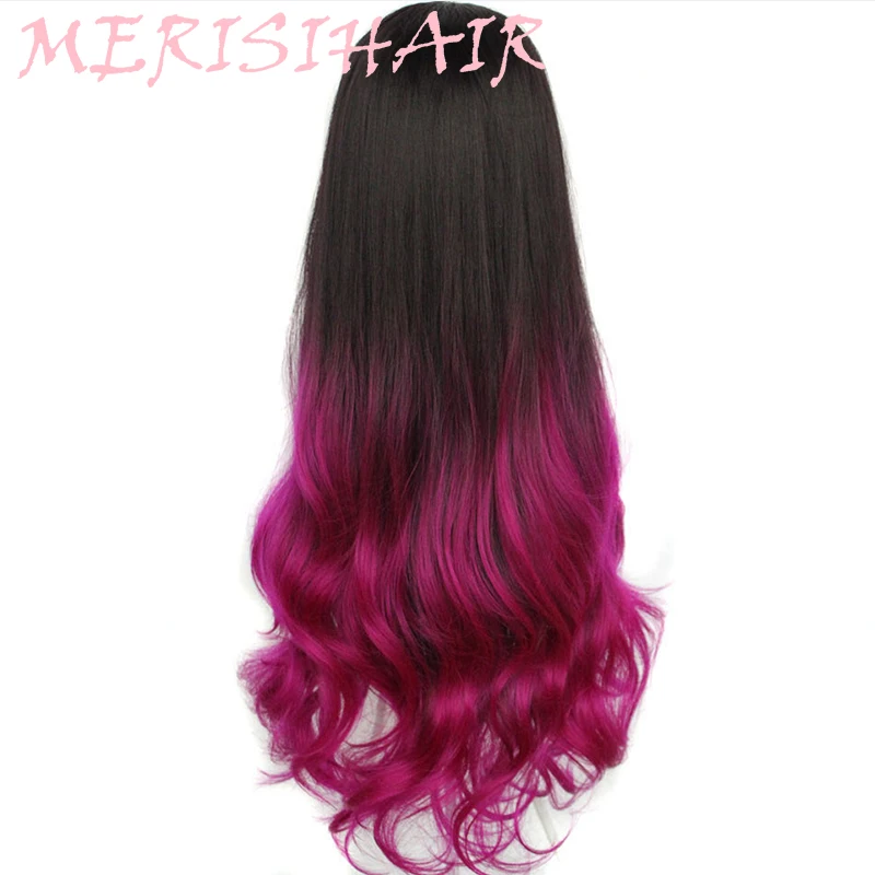 MERISI HAIR Long Wavy Wig 8Colors Available Black Red Blue Brown Purple Wig For Women Half Wigs Synthetic Hair
MERISI HAIR Long Wavy Wig 8Colors Available Black Red Blue Brown Purple Wig For Women Half Wigs Synthetic Hair