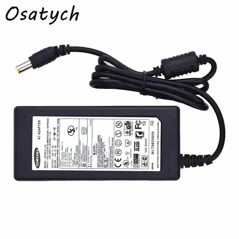 AC100V-240V For Samsung LED LCD Desktop Computer Display Power Adapter 14V 3A Not Contain Connectors
AC100V-240V For Samsung LED LCD Desktop Computer Display Power Adapter 14V 3A Not Contain Connectors