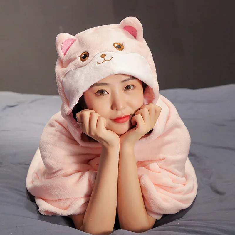 1pc 90*170cm Harajuku Style Cloak Kawaii Girls Husky Cosplay Cape Lovely Anime Animal Halloween Costume Homewear Men Women Boy | Игрушки и