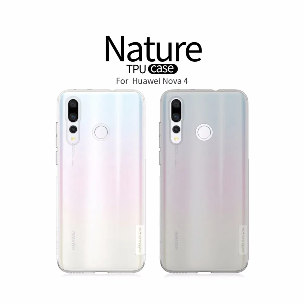 Чехол для Huawei Nova 4/Nova 3 NILLKIN Ультра тонкий прозрачный натуральный ТПУ мягкий чехол 4