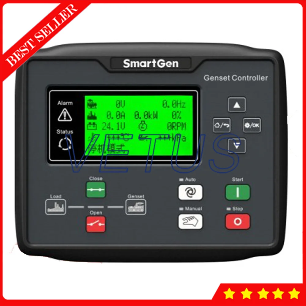 Multifunction LCD Backlight Display HGM6110N Automatic controller With emergency start function 8 to 35V DC Power supply
Multifunction LCD Backlight Display HGM6110N Automatic controller With emergency start function 8 to 35V DC Power supply