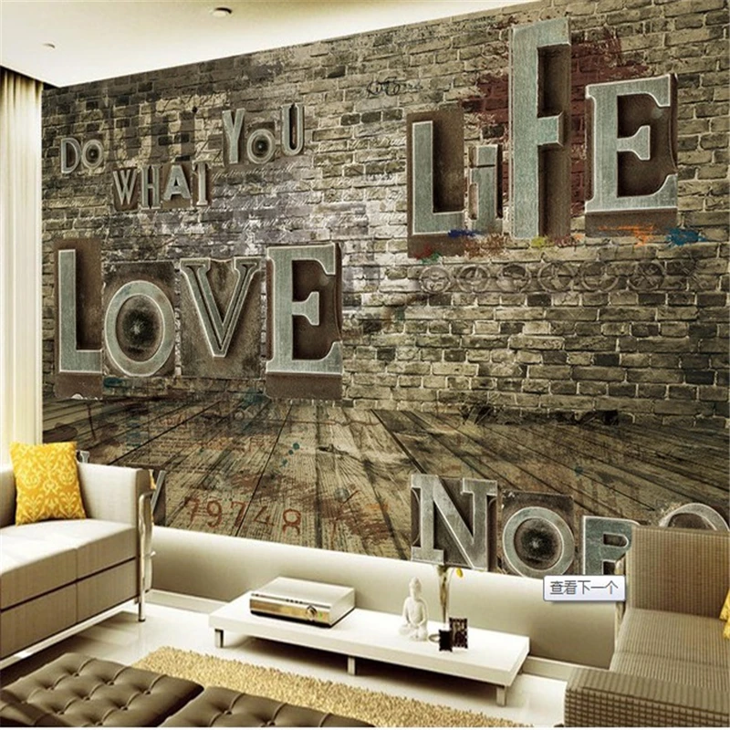 beibehang Large Custom Fresco Retro Nostalgic Relief Letter LOVE Living Room Sofa Bedroom TV Background Wallpaper Decoration
beibehang Large Custom Fresco Retro Nostalgic Relief Letter LOVE Living Room Sofa Bedroom TV Background Wallpaper Decoration
