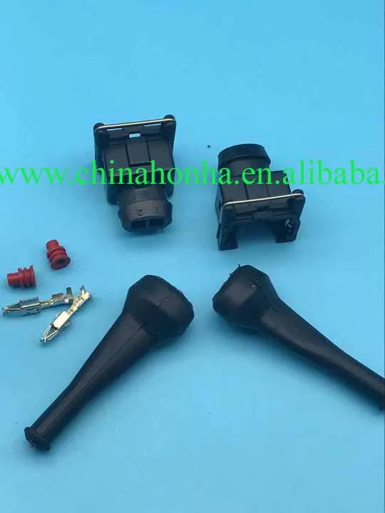 New EV1 Injector wiring connector plug harness kit suit for siemens type with rubber boot
New EV1 Injector wiring connector plug harness kit suit for siemens type with rubber boot