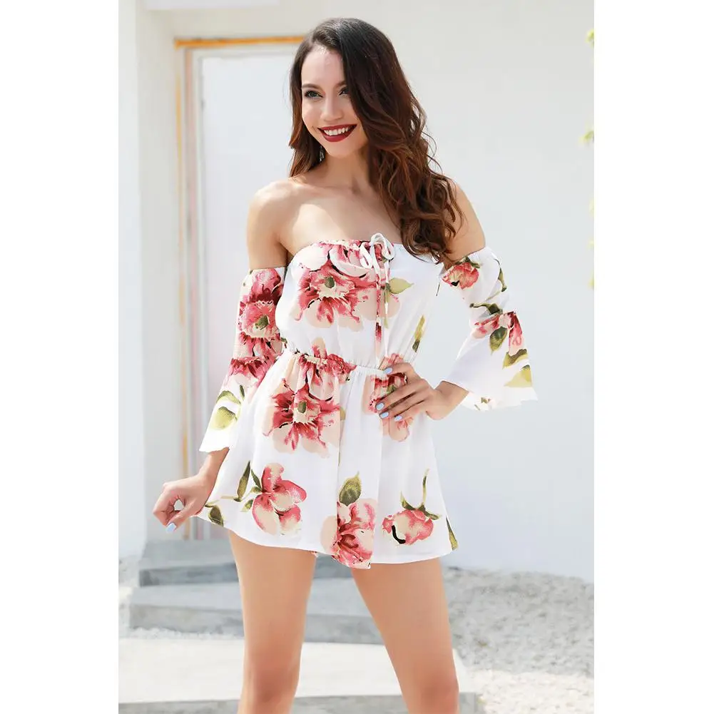 MISSKY Women Summer Jumpsuits Black White Red Color Sexy Off-shoulder Madarin Sleeves Pants Printing Jumpsuit Female Clothes
MISSKY Women Summer Jumpsuits Black White Red Color Sexy Off-shoulder Madarin Sleeves Pants Printing Jumpsuit Female Clothes