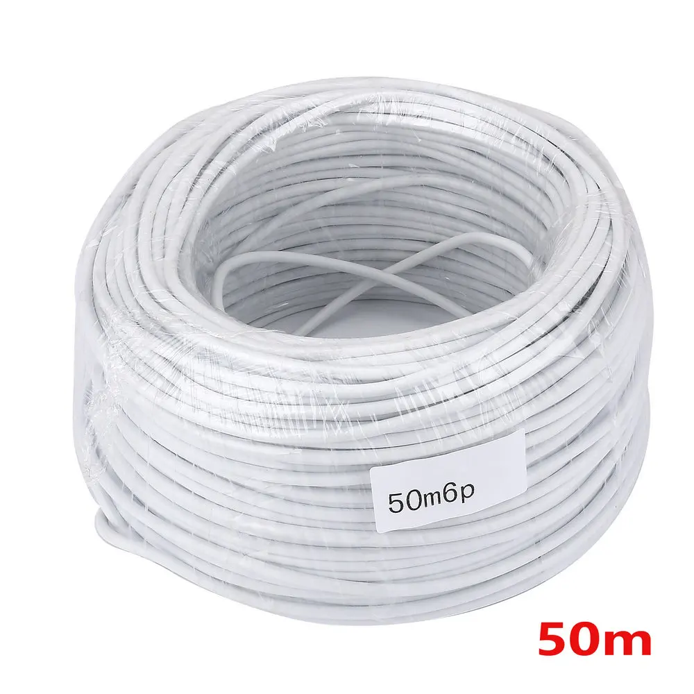 50M 2.54*6P 6 wire cable for video intercom Color Video Door Phone doorbell wired Intercom cable
50M 2.54*6P 6 wire cable for video intercom Color Video Door Phone doorbell wired Intercom cable