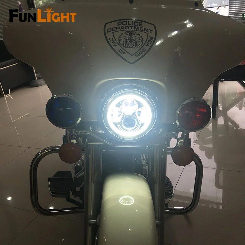 Фара светодиодная для мотоцикла 7 дюймов 40 Вт 1 шт|headlight motorcycle|led headlight motorcycleheadlight
