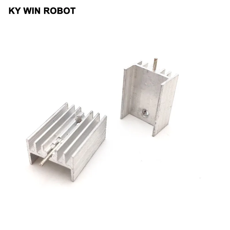 10pcs Free Shipping Aluminium TO-220 Heatsink TO 220 Heat Sink Transistor Radiator TO220 Cooler Cooling 20*15*10MM With 1 Pin
10pcs Free Shipping Aluminium TO-220 Heatsink TO 220 Heat Sink Transistor Radiator TO220 Cooler Cooling 20*15*10MM With 1 Pin